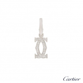 C de Cartier Diamond Charm Pendant 